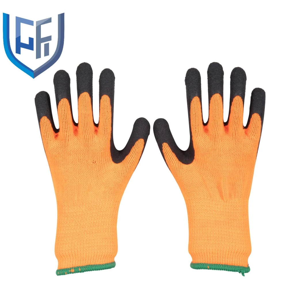 10g Acrylic Warm Liner Latex Foam Coated Winter Work Gloves